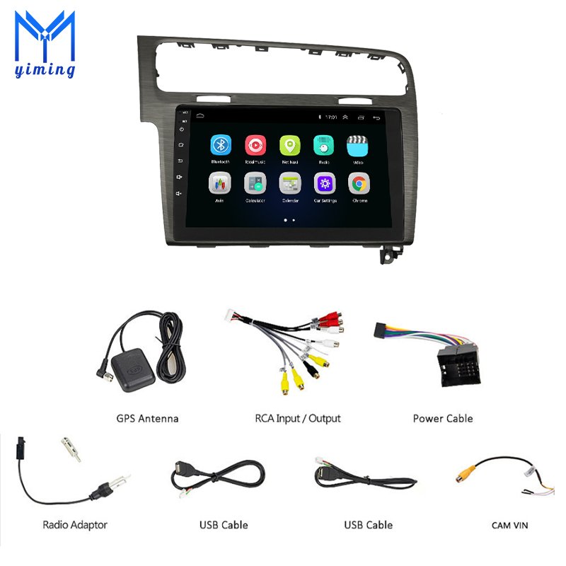 For VW Volkswagen Golf 7 2012 - 2020 Car Radio Multimedia Video Player Navigation GPS Android 10.0