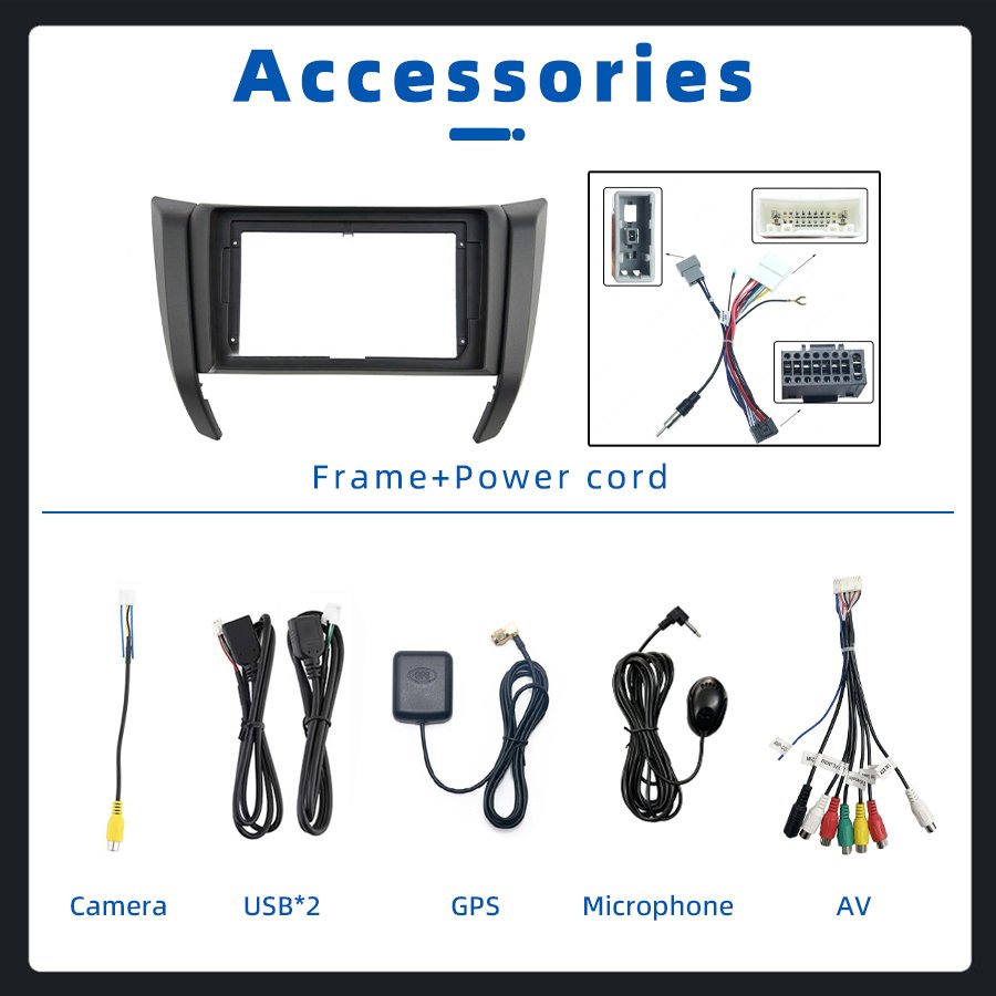 10.1 Inch Android Car Stereo Video Radio For Nissan Navara NP300 Frontier 2017-2020 Carplay Auto Multimedia System