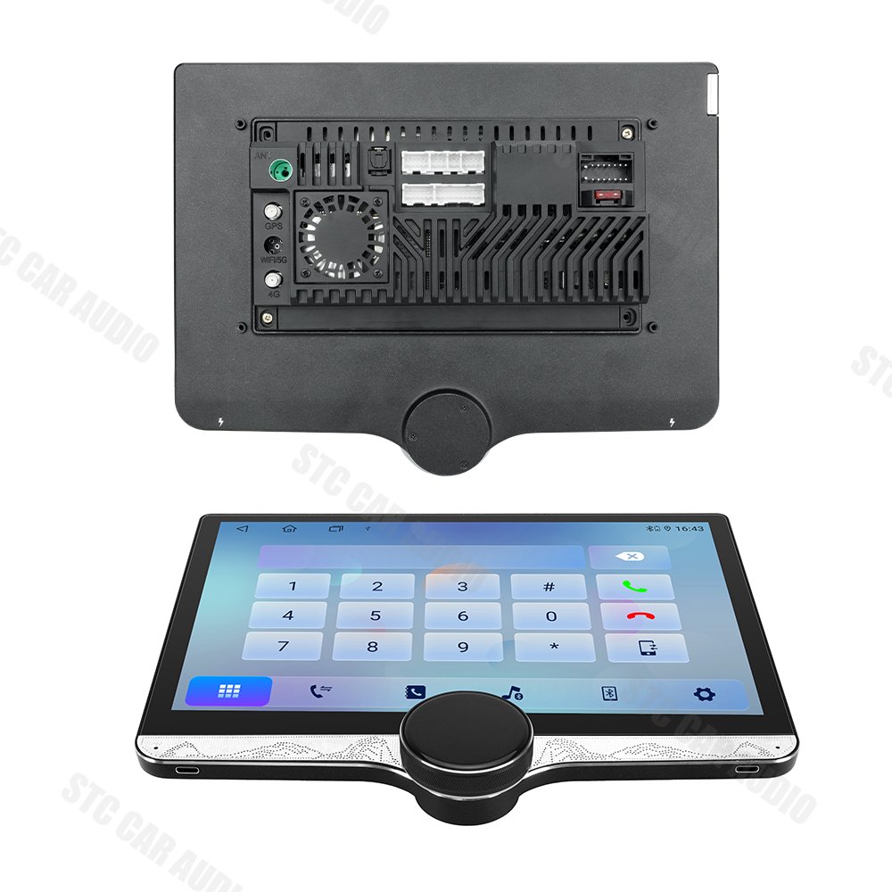 10-Inch Android Car Stereo with GPS Navigation Touch Screen Radio DVD Player DSP Function Portable RAM Make
