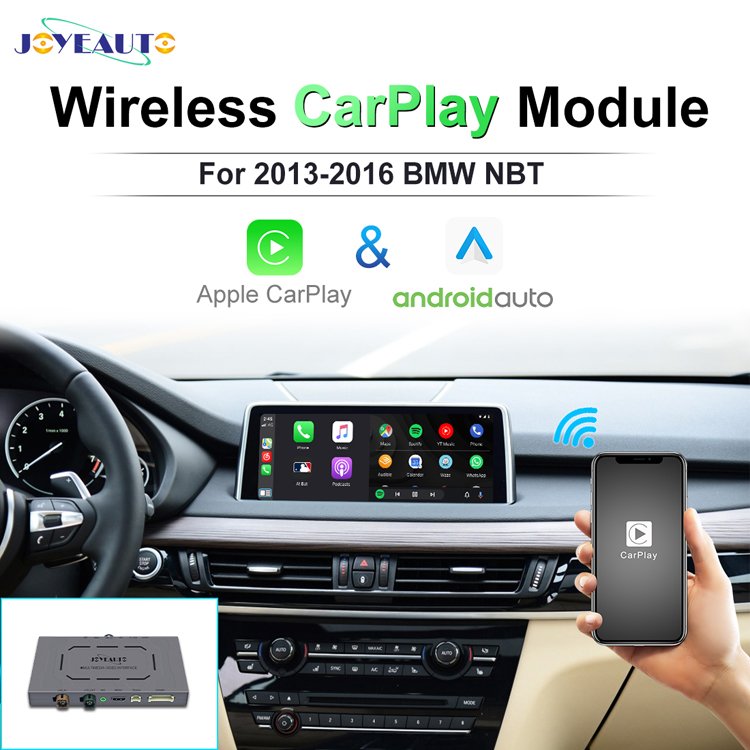 Joyeauto Carplay Multimedia Interface Wireless Apple Car Play Smart Module for BMW NBT X3 F25 2013-2017 Support Mirroring CN;GUA