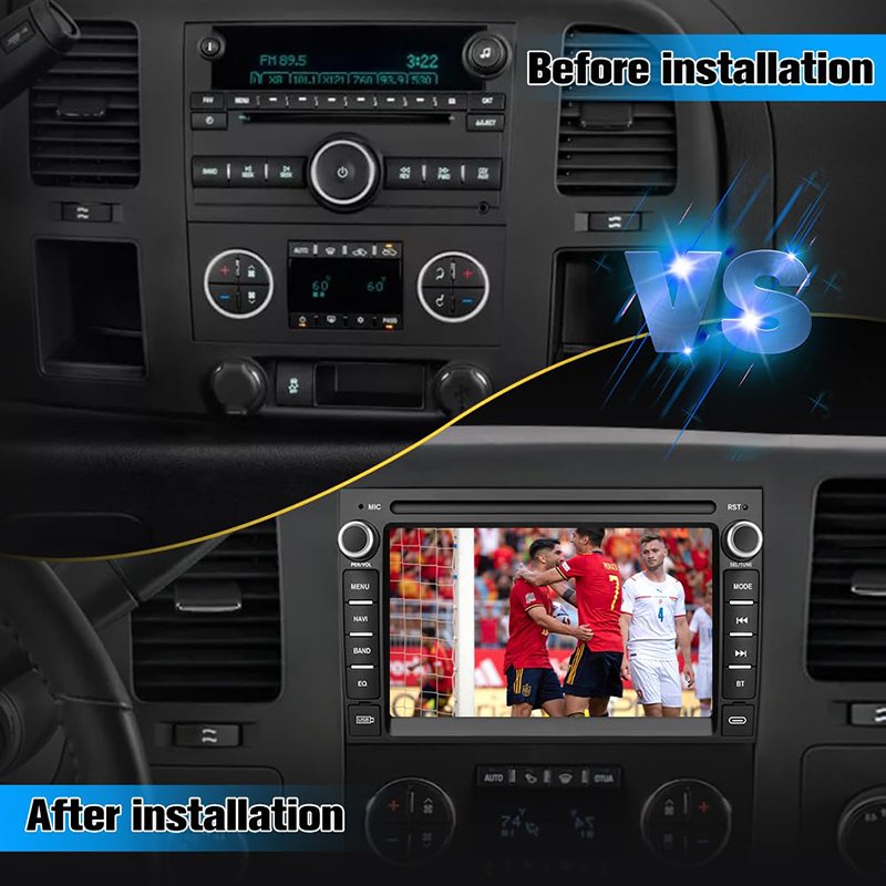 Car Stereo for Chevrolet Chevy Silverado/GMC Sierra Yukon Tahoe/Buick, Android 12 Car Radio GPS Navigation