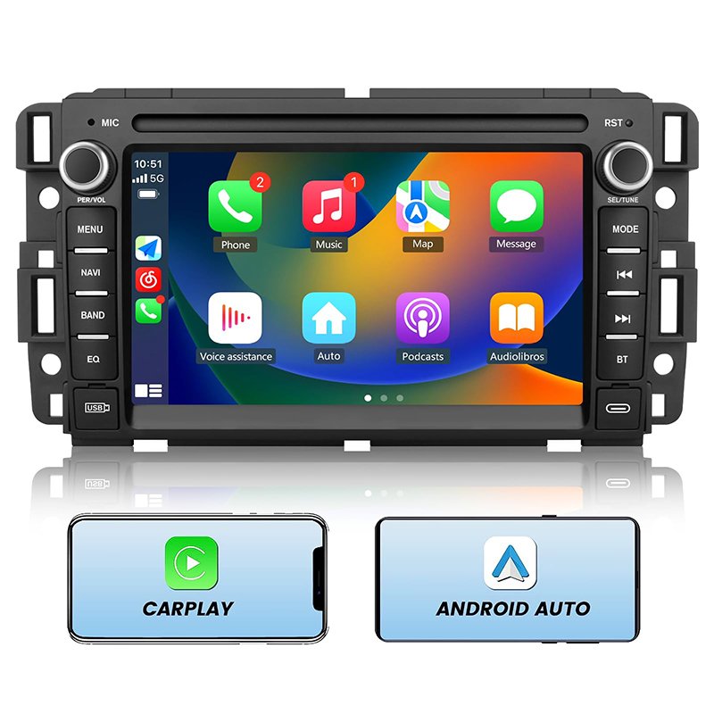 Car Stereo for Chevrolet Chevy Silverado/GMC Sierra Yukon Tahoe/Buick, Android 12 Car Radio GPS Navigation