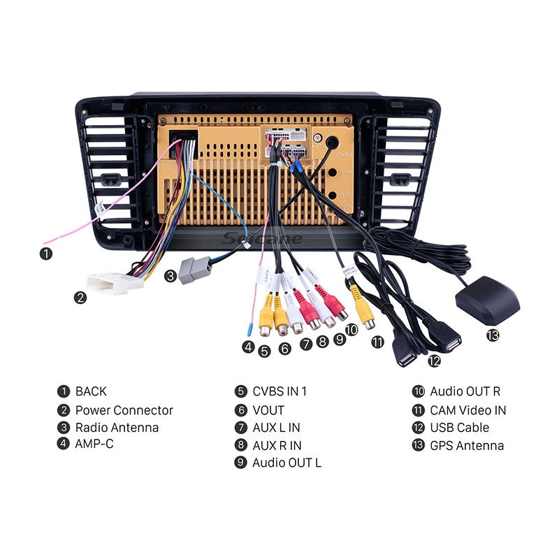 HD Touchscreen 9 inch Android 11.0 for Subaru Legacy 2004 2005 2006-2009 Radio GPS Navigation System support Carplay