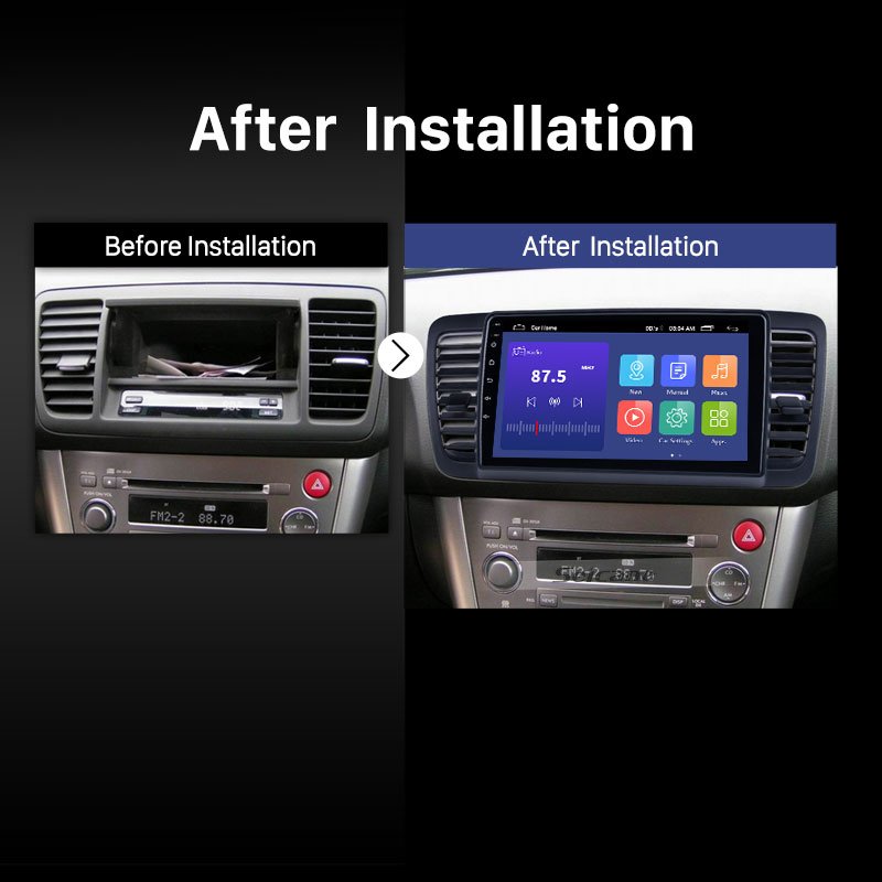 HD Touchscreen 9 inch Android 11.0 for Subaru Legacy 2004 2005 2006-2009 Radio GPS Navigation System support Carplay