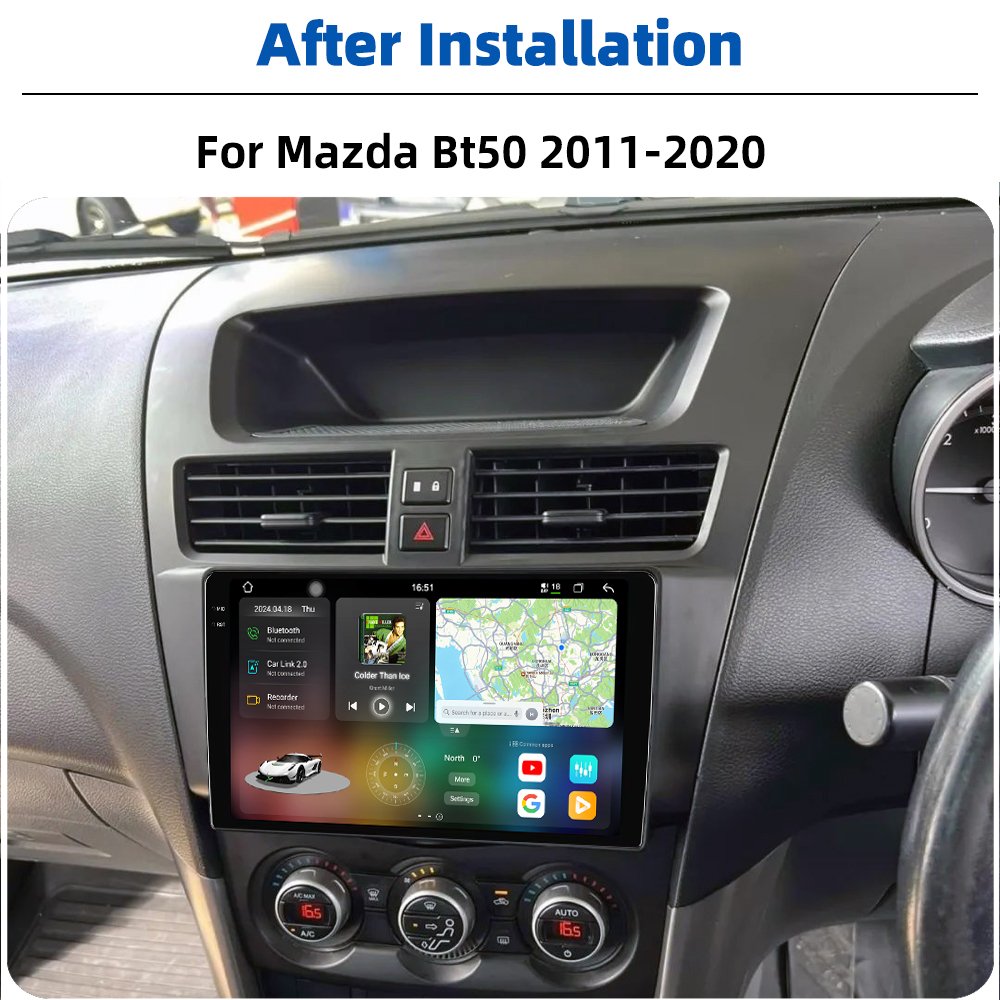 12 + 256GB 2K Android 13 2 DIN Car Radio Carplay Auto Stereo Video Screen Car DVD Player For Mazda BT50 bt 50 2011-2020