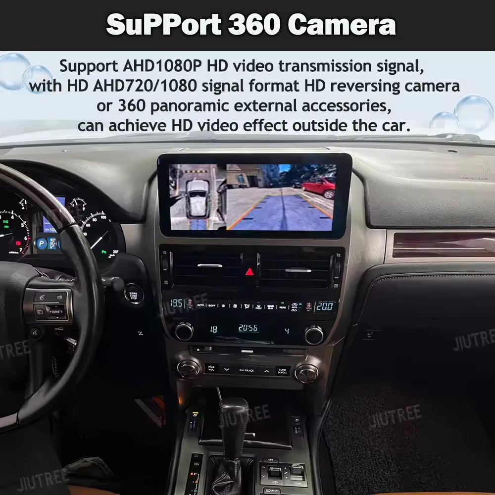 Android Radio For Lexus GX400 460 Android modification multi-media navigation display screen navigation, Carplay reversing image