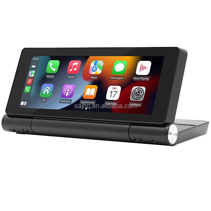 Folding Screen Car Dvd Player 6.86 Inch Touch Carplay Screen WIFI Navigation Car Radio With MP5 Player