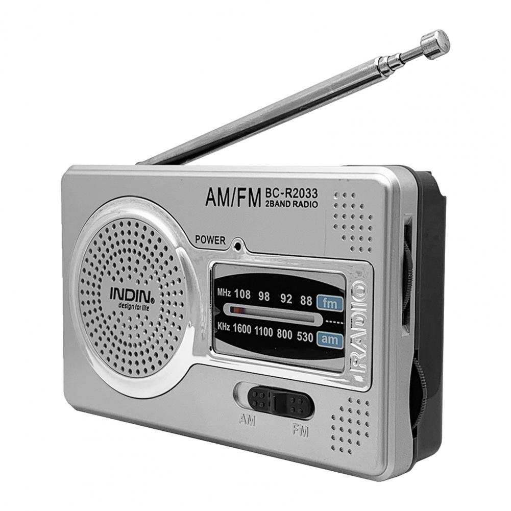 2024 New Portable Mini Pocket AA Battery FM AM Antenna Radio