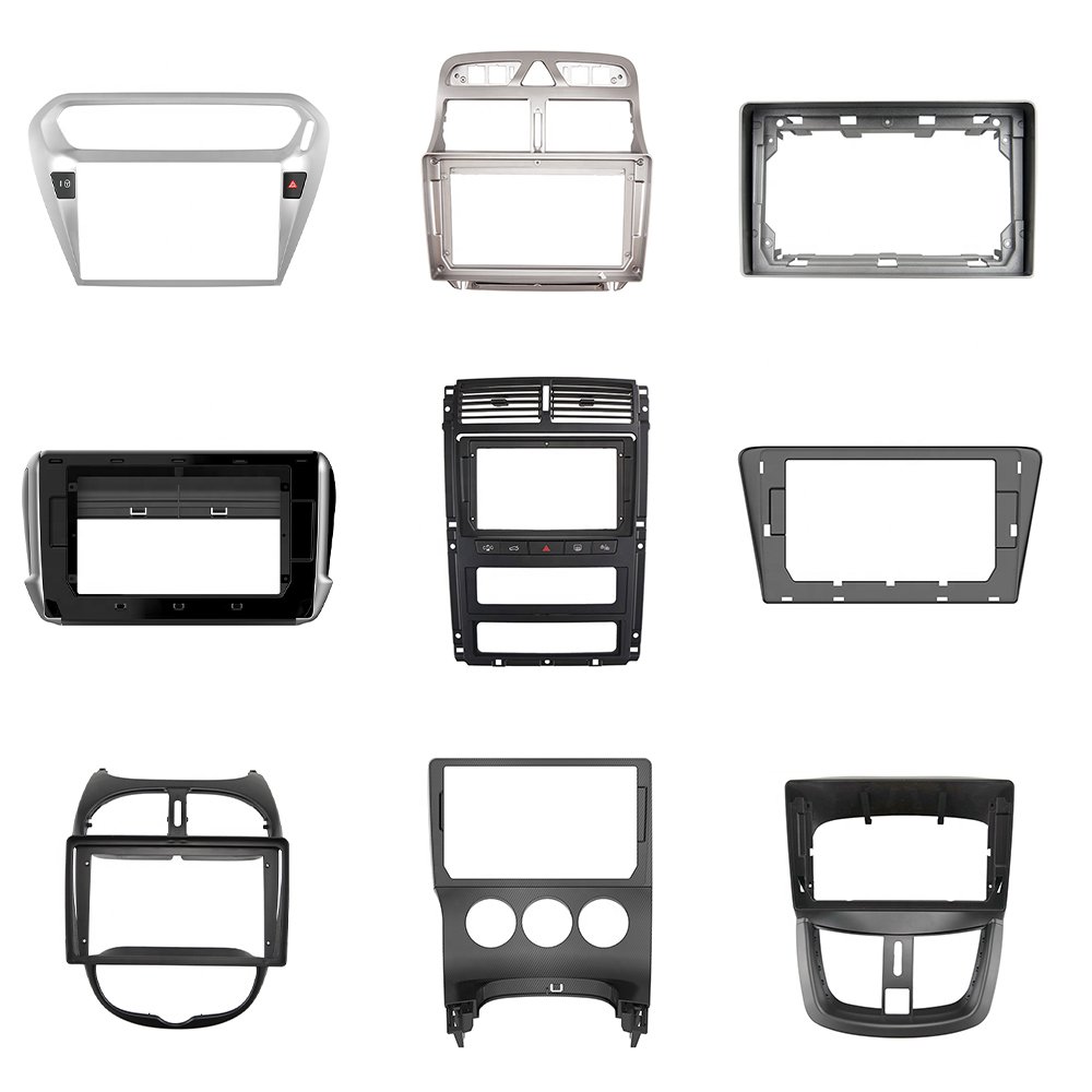 Hot Products car dvd navigator for PEUGEOT 3008 2009-2015 black 9 inches android frame radio frame