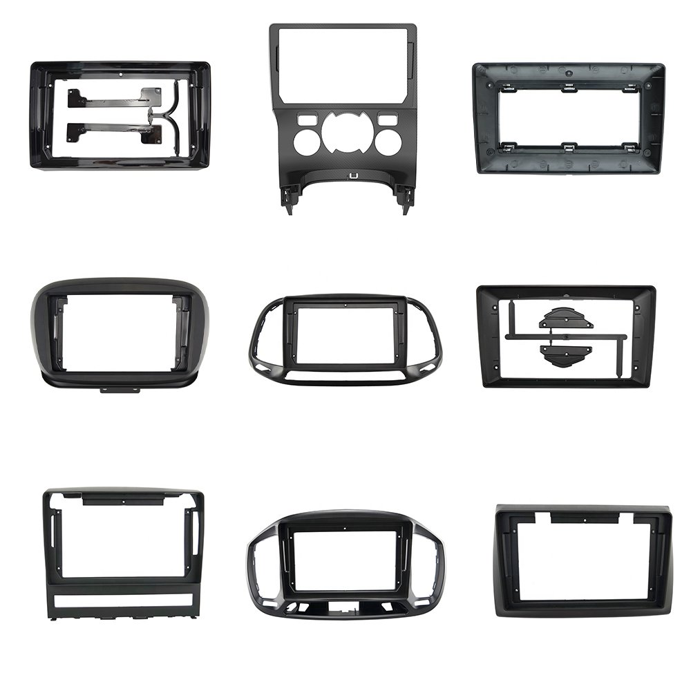 Hot Products car dvd navigator for PEUGEOT 3008 2009-2015 black 9 inches android frame radio frame