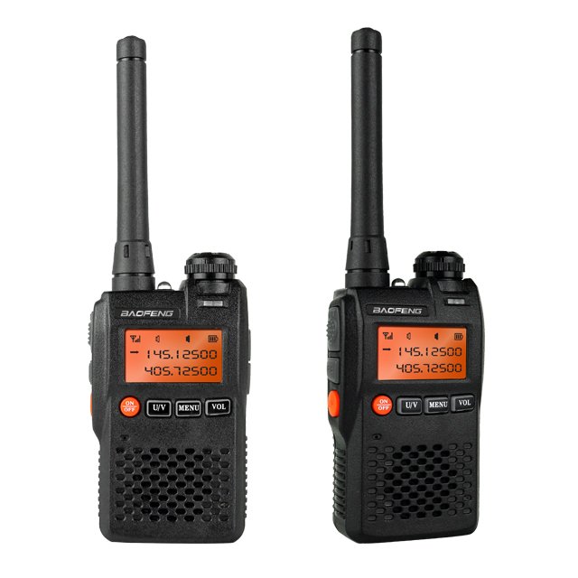 Baofeng UV-3R UHF VHF Mini handheld Portable Radio VOX 400-470MHZ with 1500mAh Battery Transceiver Ham Radio Walkie Talkie