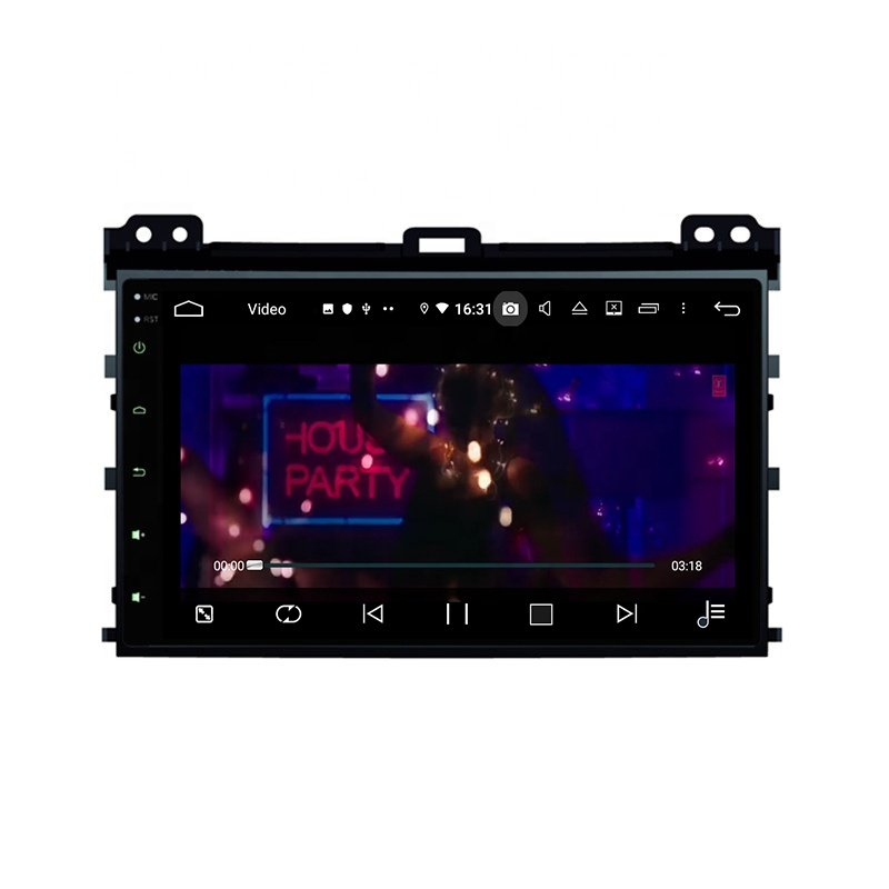 KD-9026 Auto Android 13 Wireless Carplay Multimedia Car Stereo Radio Audio DVD GPS Navigation for Prado 2002-2010