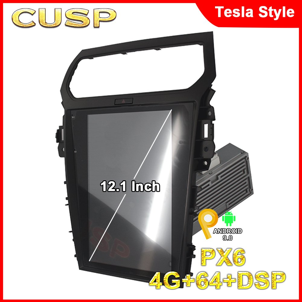 12.1 Inch With Android 7.1 Vertical Screen Car Stereo Radio GPS Navigation For Ford Explorer 2013- / 2016-