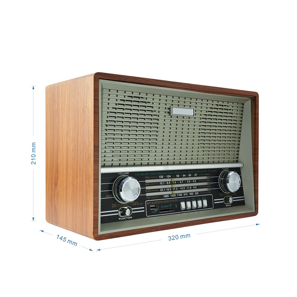 New FM/AM/SW EL-2002 portable radio usb radio speaker radio