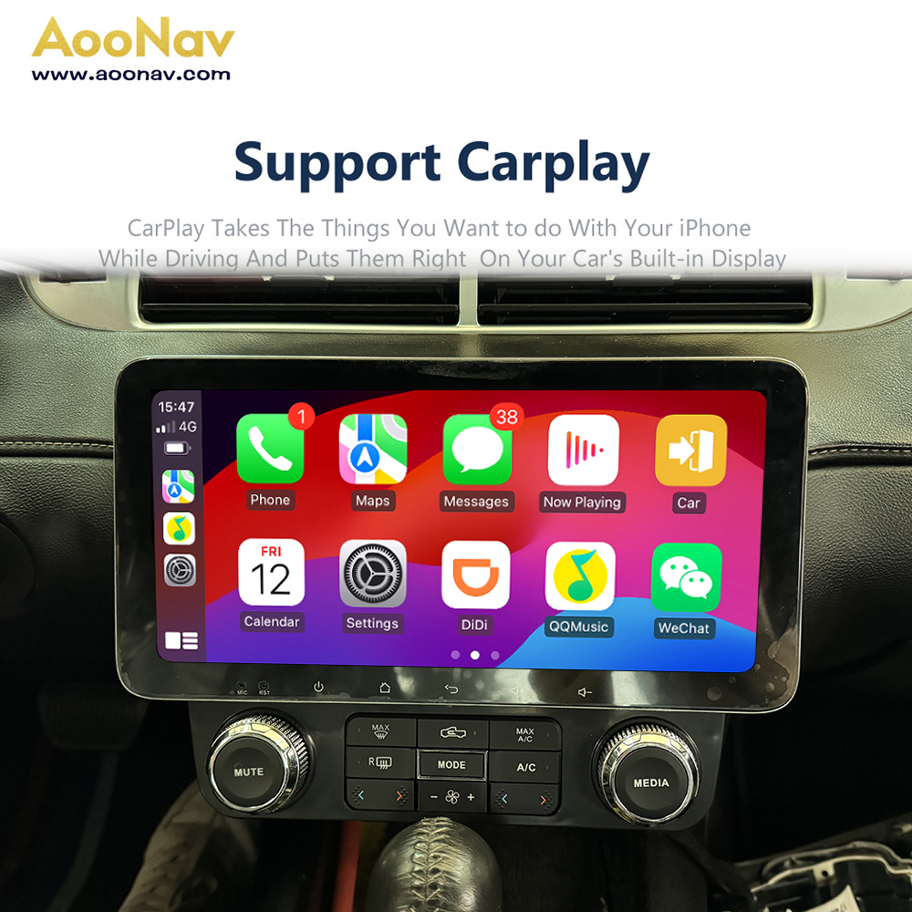 AOONAV Car Radio Android Carplay Player GPS Navigation Multimedia Touch Screen For Chevrolet Camaro 2010-2015 Head Unit