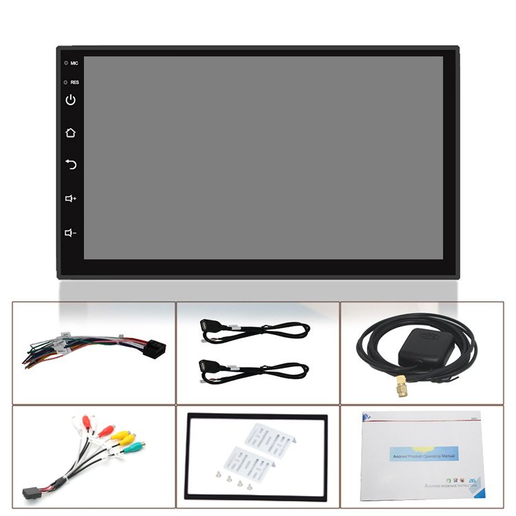 Henmall 2 Din Android Car Radio 7 inch Autoradio Double Din Car Stereo GPS Navigation WIFI BT FM RDS Universal Car Video
