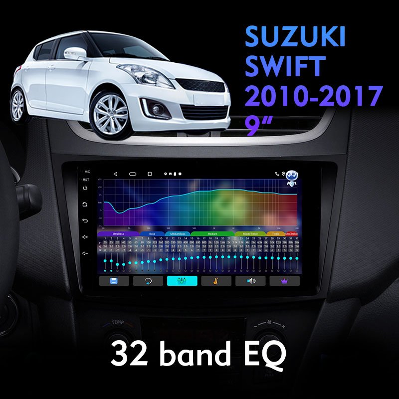 Original 2 Din 9 Inch Android 11 Car DVD Player For SUZUKI Swift 2010-2017 With Carplay BT Radio GPS Navigation
