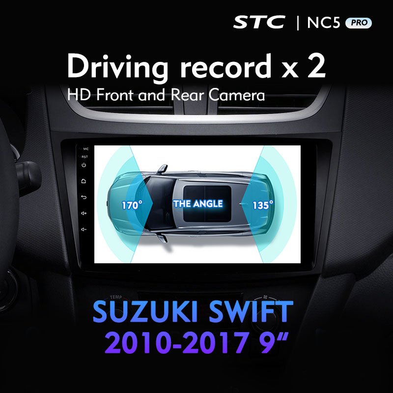 Original 2 Din 9 Inch Android 11 Car DVD Player For SUZUKI Swift 2010-2017 With Carplay BT Radio GPS Navigation