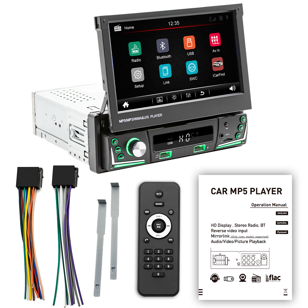 2024 Amazon Hot Selling 7 inch Car Dvd Player Android Radio Car Stereo car Radio MP5