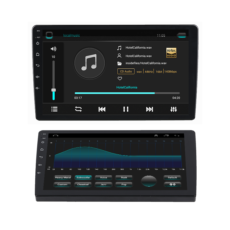 Universal 9 Inch Wifi 6 Quad core 2GB 32GB wireless apple carplay screen stereo android radio car dvd player