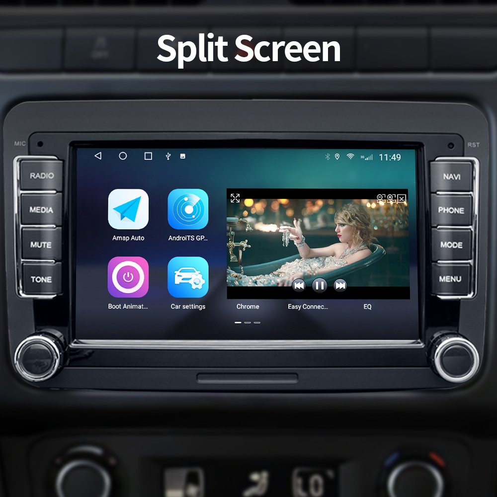 7 Inch Car Radio Wireless Carplay Audio System Car Stereo Central Multimedia Android Navigation Car Dvd Player for VW