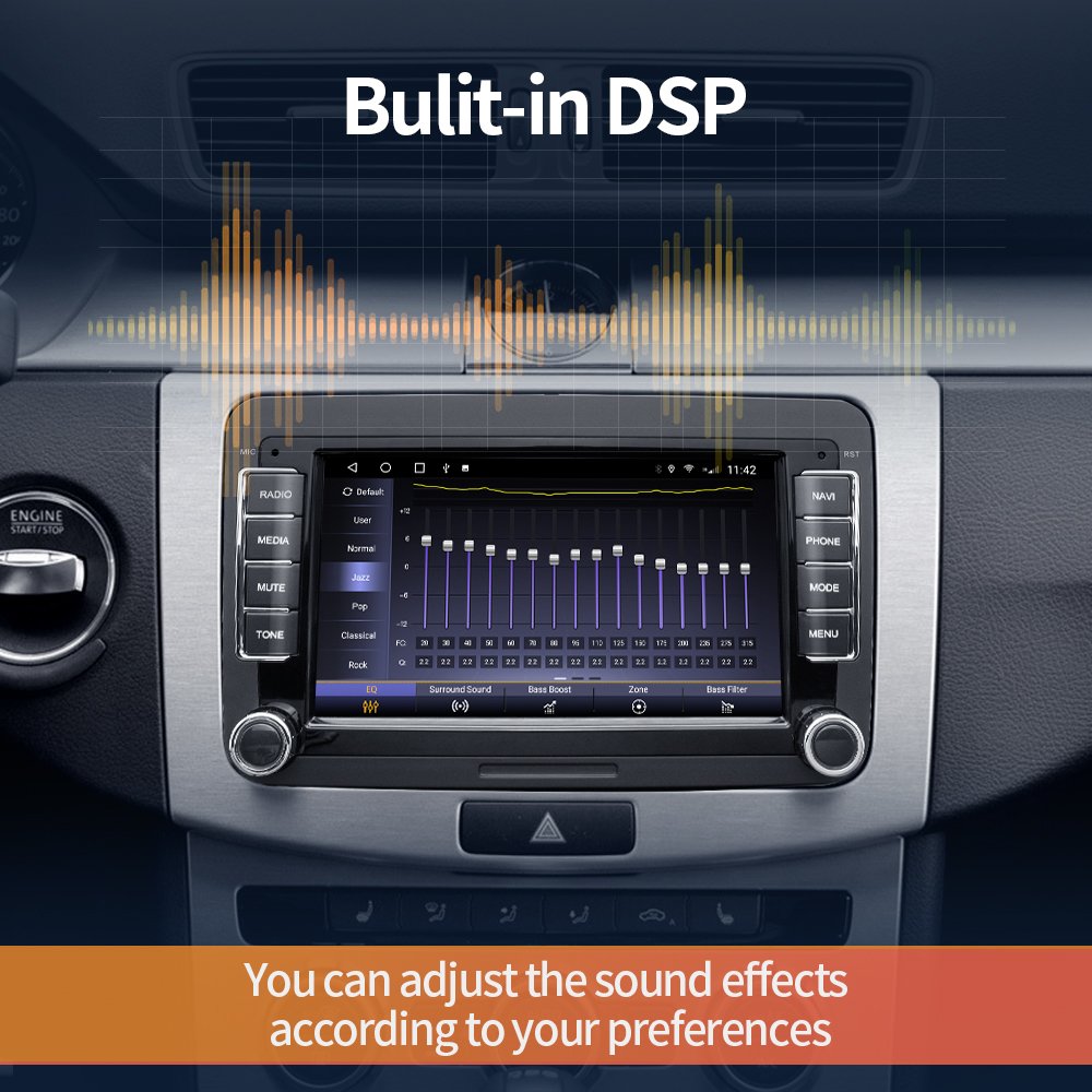 7 Inch Car Radio Wireless Carplay Audio System Car Stereo Central Multimedia Android Navigation Car Dvd Player for VW
