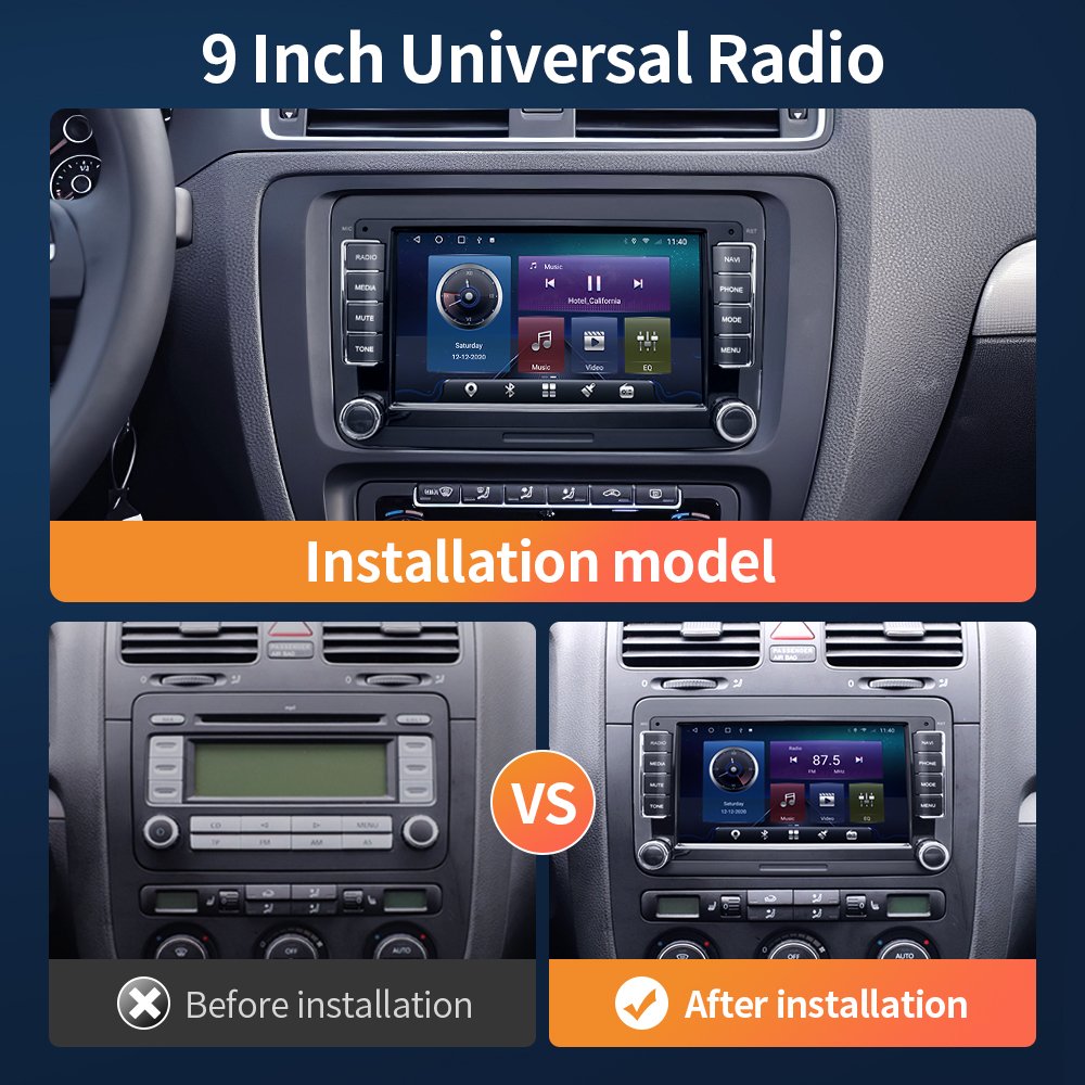 7 Inch Car Radio Wireless Carplay Audio System Car Stereo Central Multimedia Android Navigation Car Dvd Player for VW