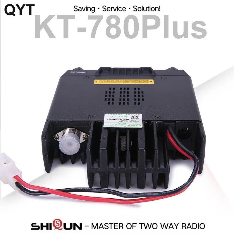 QYT KT-780Plus Two Way Radio Walkie Talkie 100W High Power Wireless Communication Radio KT-780 Plus Mobile Car Radio