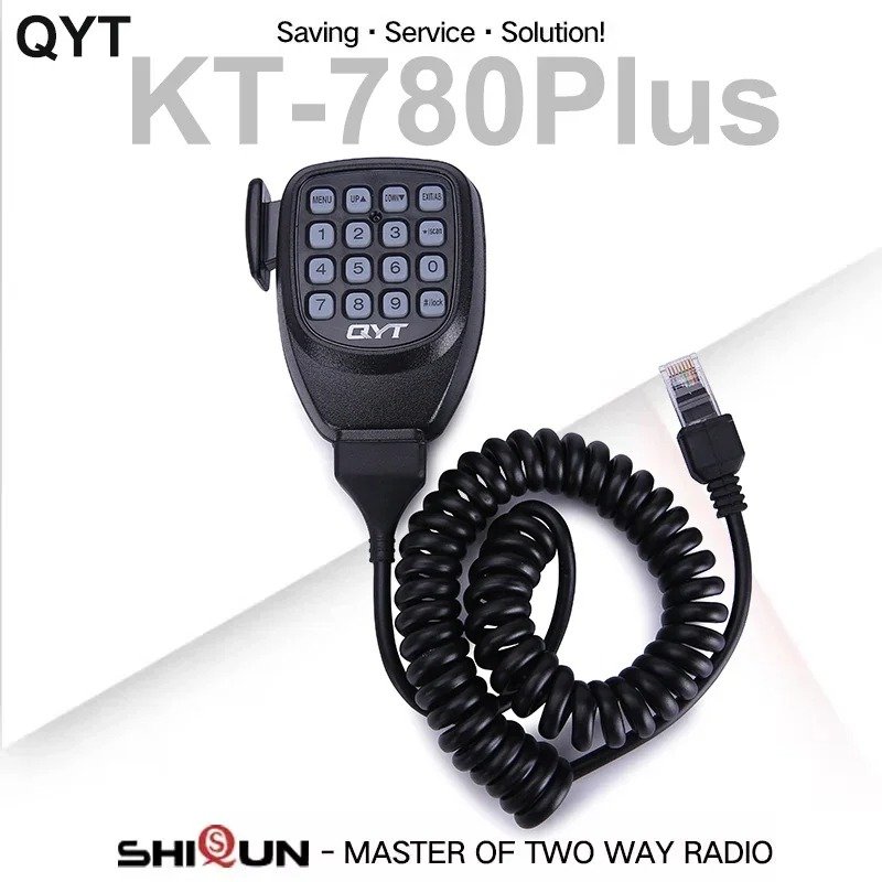 QYT KT-780Plus Two Way Radio Walkie Talkie 100W High Power Wireless Communication Radio KT-780 Plus Mobile Car Radio