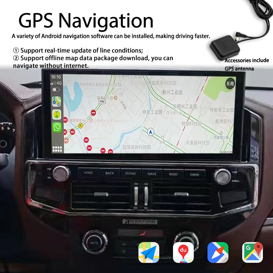 12.3'' For Mitsubishi Pajero 4 V80 V90 2006 - 2014 2 Din Android Car Radio Stereo Multimedia Video Player GPS QLED Carplay Auto