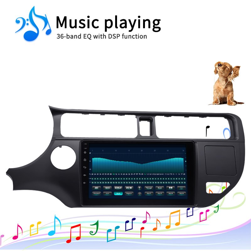 Android10 8-core 4+64g car DVD player for KIA RIO 2012 FM AM radio stereo BT WIFI GPS navigation 2din car video