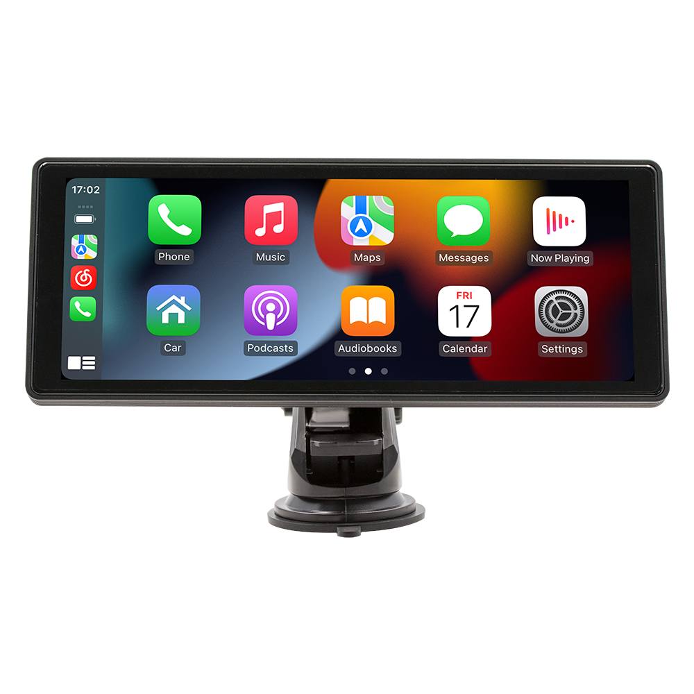 BQCC 10.26" IPS Screen Portable Car Radio Wireless Carplay Android Auto Mirrorlink BT USB FM Build-in DVR Car Player B5303R