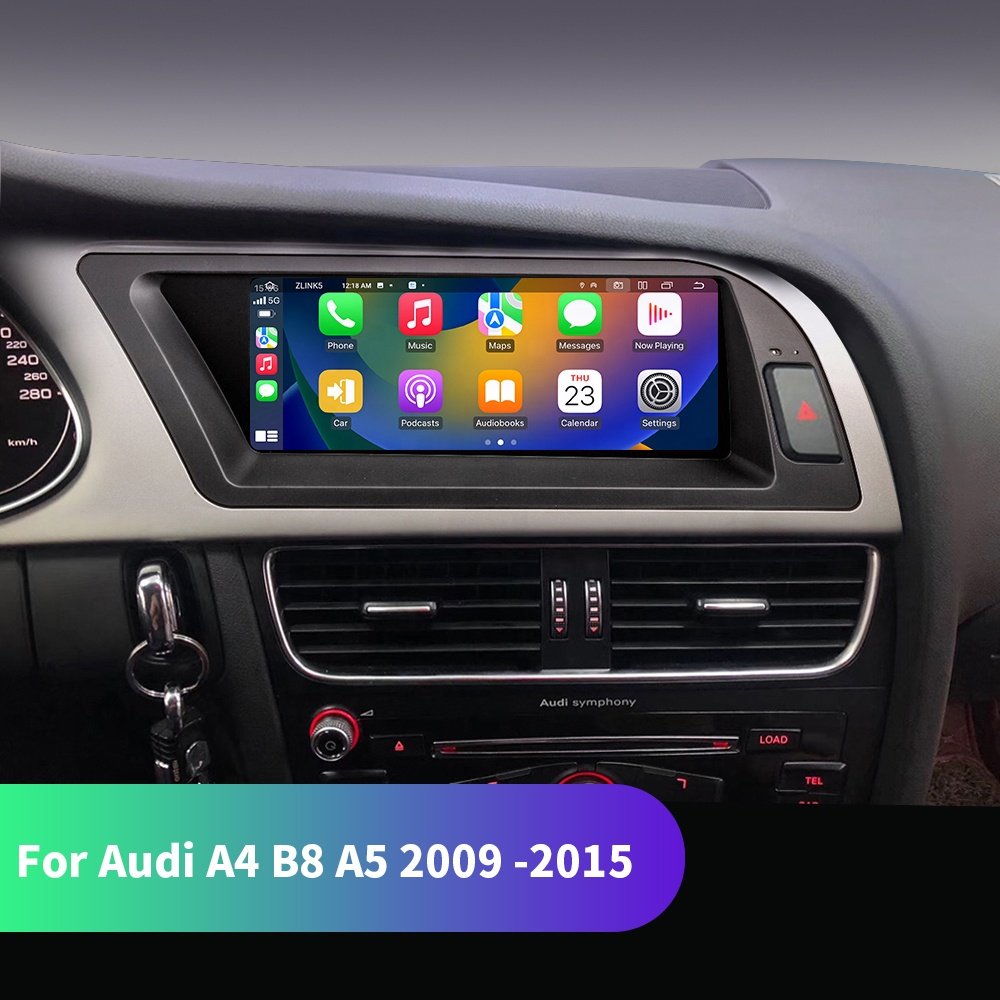 Jmance 10.25 inch Android Navigation Car DVD Multimedia Player Auto Radio Carplay 2 Din For Audi A4 B8 A5 2008 - 2017 Frame