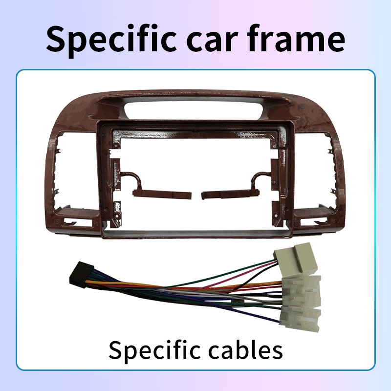 Rotiss 8Core Android Car Radio GPS For TOYOTA CAMRY 2000-2007 9" Car frame Power cable canbus LHD Auto CarPlay touch screen