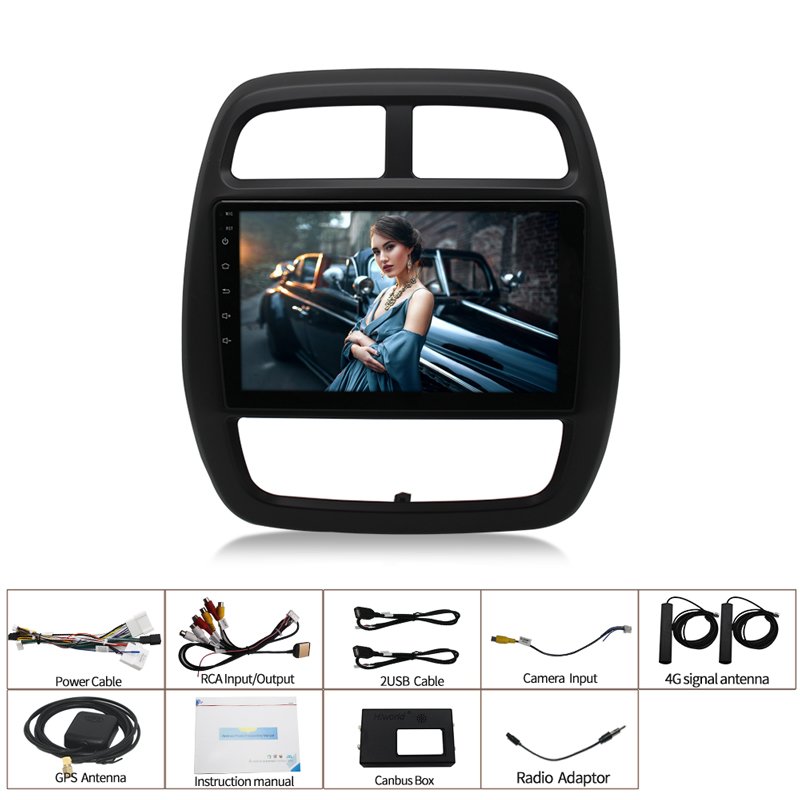 4G DSP 4+64GB Android 10.0 For Renault Kwid 2015 - 2019 DVD Car Radio Carplay Player Multimedia Navigation GPS