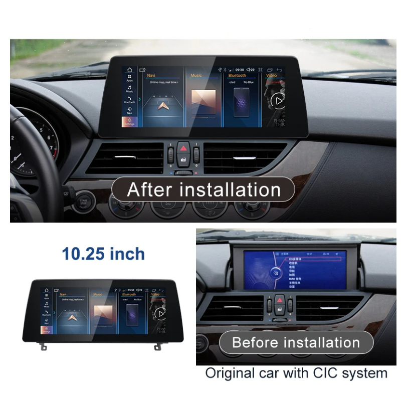 8core android 13 10.25inch 8g+128g navigation car dvd player multimedia player For BMW Z4 E85 E86 E89 2009-2016 CIC