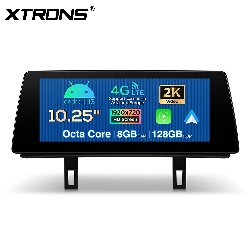 XTRONS Android 13 8G 128G 10.25" Car Screen For BMW 1 Series E81 E82 E87 E88 2006-2012 CCC Carplay 4G SIM 1920*720 Car Radio