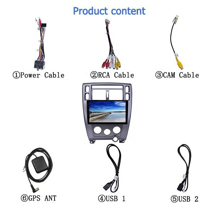 10.1 Inch OEM Car Multimedia Player Car Video For Hyundai Tucson 2006-2012 Android 10.0 Quad Core Car Radio DVD GPS