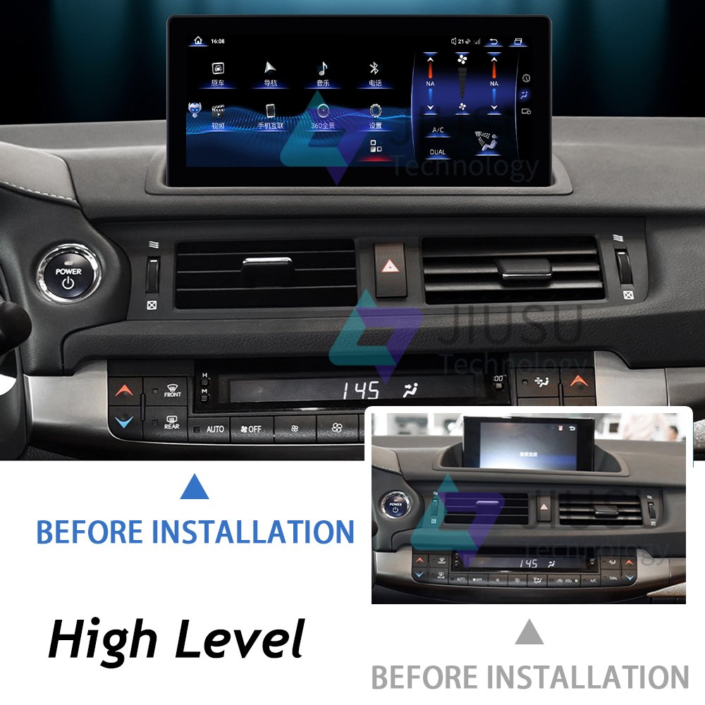 10.25'' Android Car Radio GPS Navigation DVD Player Stereo Multimedia Audio System for Lexus CT 2011-2019 with Carplay DSP DAB
