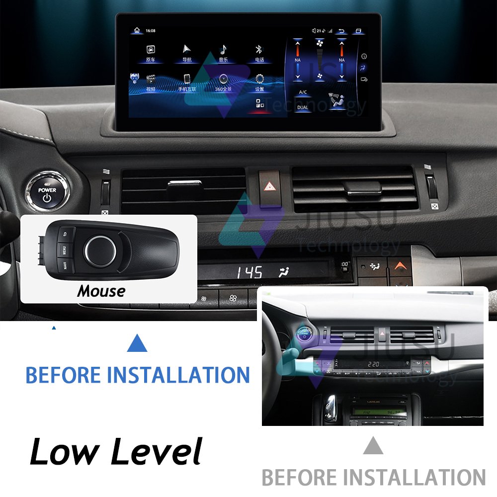 10.25'' Android Car Radio GPS Navigation DVD Player Stereo Multimedia Audio System for Lexus CT 2011-2019 with Carplay DSP DAB