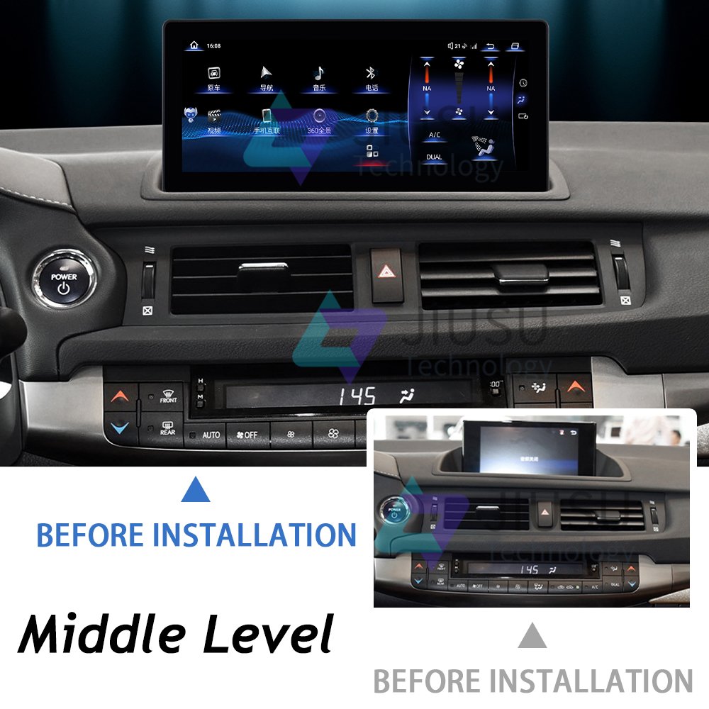 10.25'' Android Car Radio GPS Navigation DVD Player Stereo Multimedia Audio System for Lexus CT 2011-2019 with Carplay DSP DAB