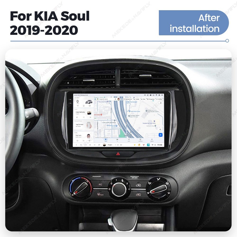 Mekede DUDU7 auto electronics Android Screen Multimedia dsp fm support dudu dab dvr dvd bt map for KIA Soul 2019-2020