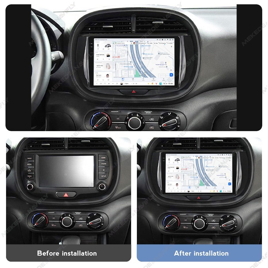 Mekede DUDU7 auto electronics Android Screen Multimedia dsp fm support dudu dab dvr dvd bt map for KIA Soul 2019-2020