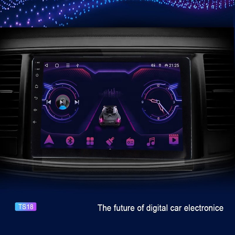 Universal Radio Android 13 ts10 ts18 Car Multimedia Player Car Stereo Touch Screen Qled Navigation 9 Inch 2din Autoradio
