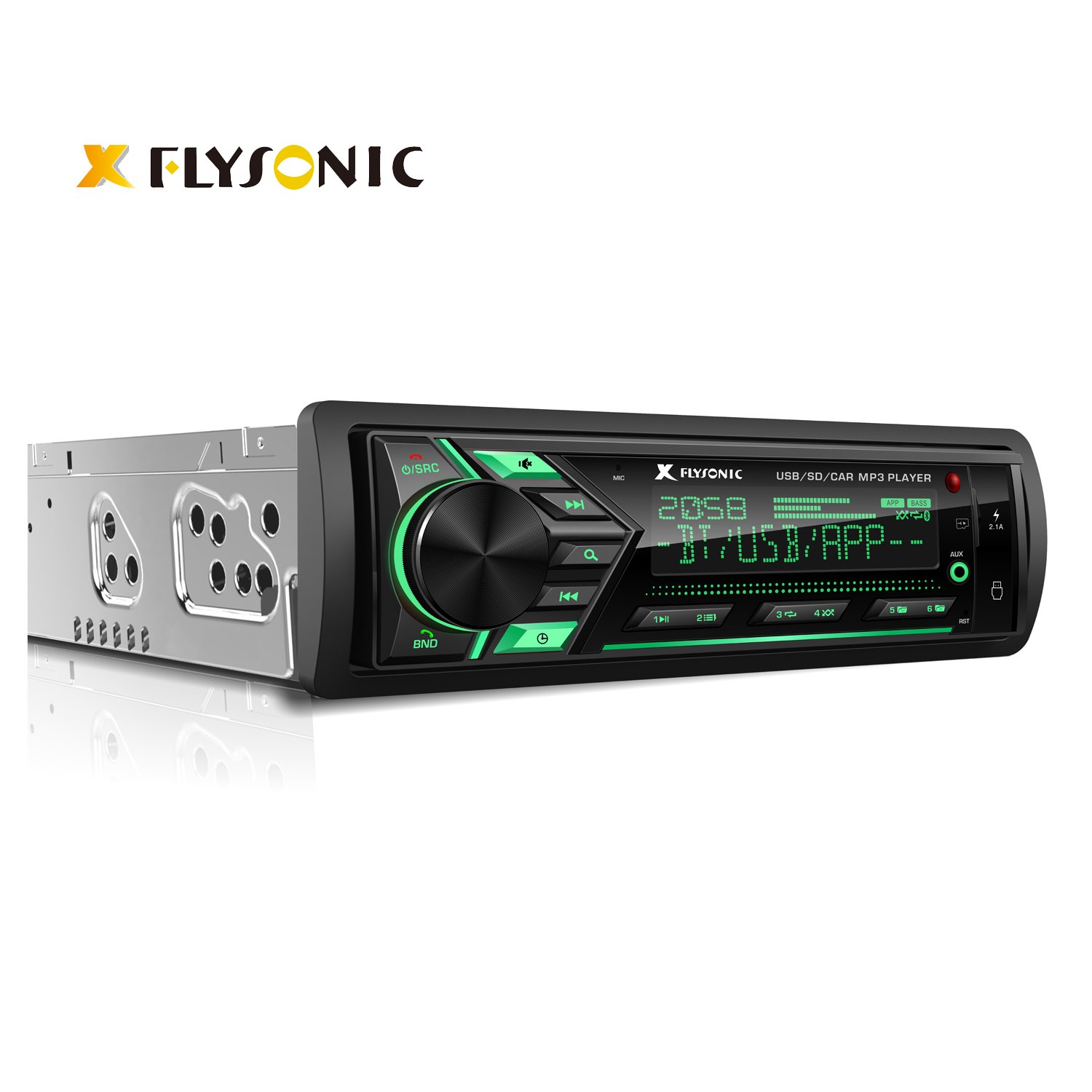 Single 1Din System Dsp Car Play Auto Audio 1 Din Play Mp3 Fm Car Radio Stereo Lcd Screen Multimedia Universal Dvd Player For Car