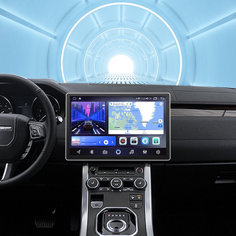Bingfan Android 12 QLED Touch Screen Car Radio Double Din Car Screen Strero Auto Electronics 13.3 inch Car dvd player