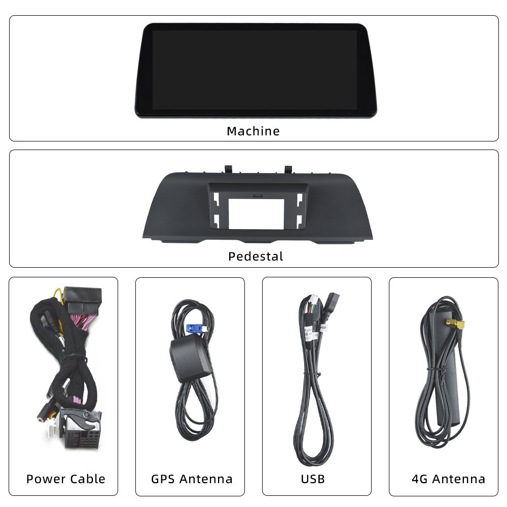 12.3" HD Screen Snapdragon 668 Android 13 Car Multimedia System Car Radio For Bmw 5 Serie F10 F11 2010-2016 WIFI 4G 360 Camera