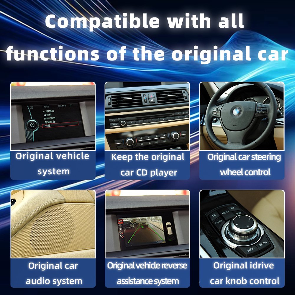 12.3" HD Screen Snapdragon 668 Android 13 Car Multimedia System Car Radio For Bmw 5 Serie F10 F11 2010-2016 WIFI 4G 360 Camera