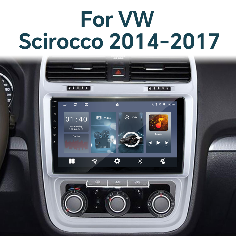Android Car Radio DVD Player Screen for VW Volkswagen Scirocco 2014-2017 Stereo Audio Navigator GPS DSP Car-play