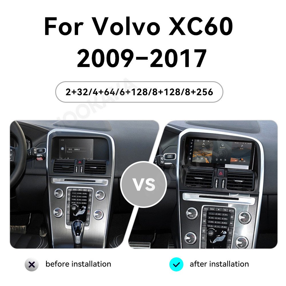 MOOKAKA 8.8" Car DVD Player For Volvo XC60 2009-2017 Car Radio Multimedia Video Player GPS Navigation Auto Electronics Carplay
